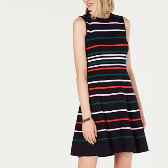 Vince Camuto Dresses & Skirts - Vince Camuto Navy Striped Dress NEW - No Tags PXL
